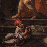 Antique Italian painting from the 17th century