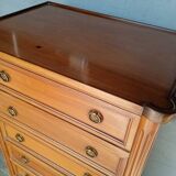 Louis XVI style weekly planner in cherry and chestnut