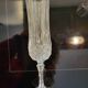 9 crystal champagne flutes from Arques model Longchamp