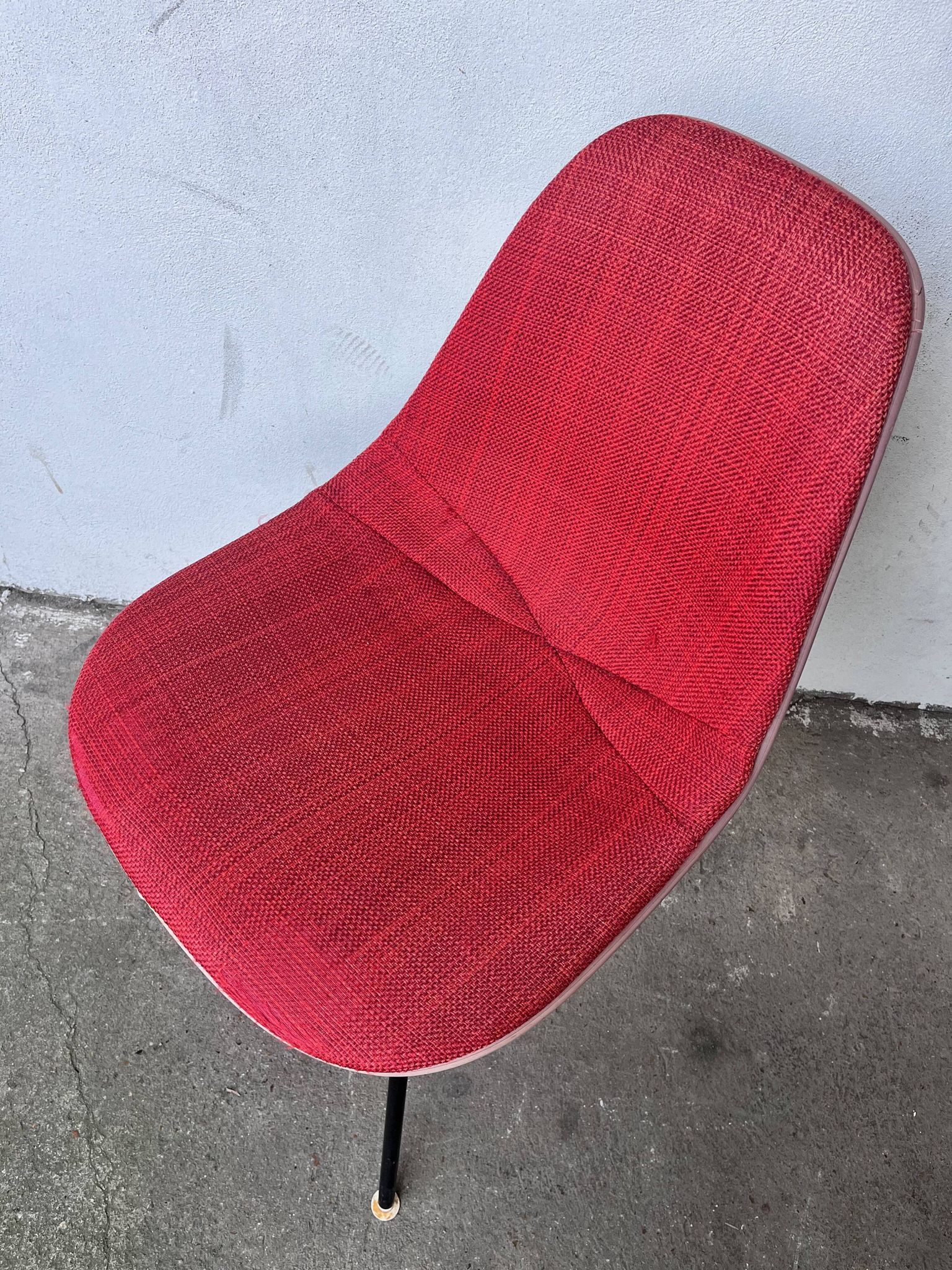 Chair by Charles Eames, seat by Alexander Girard, Ed. Herman Miller, 1960