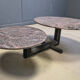 Vintage marble coffee table by Roche Bobois, 1980s