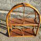 Rattan wall shelf