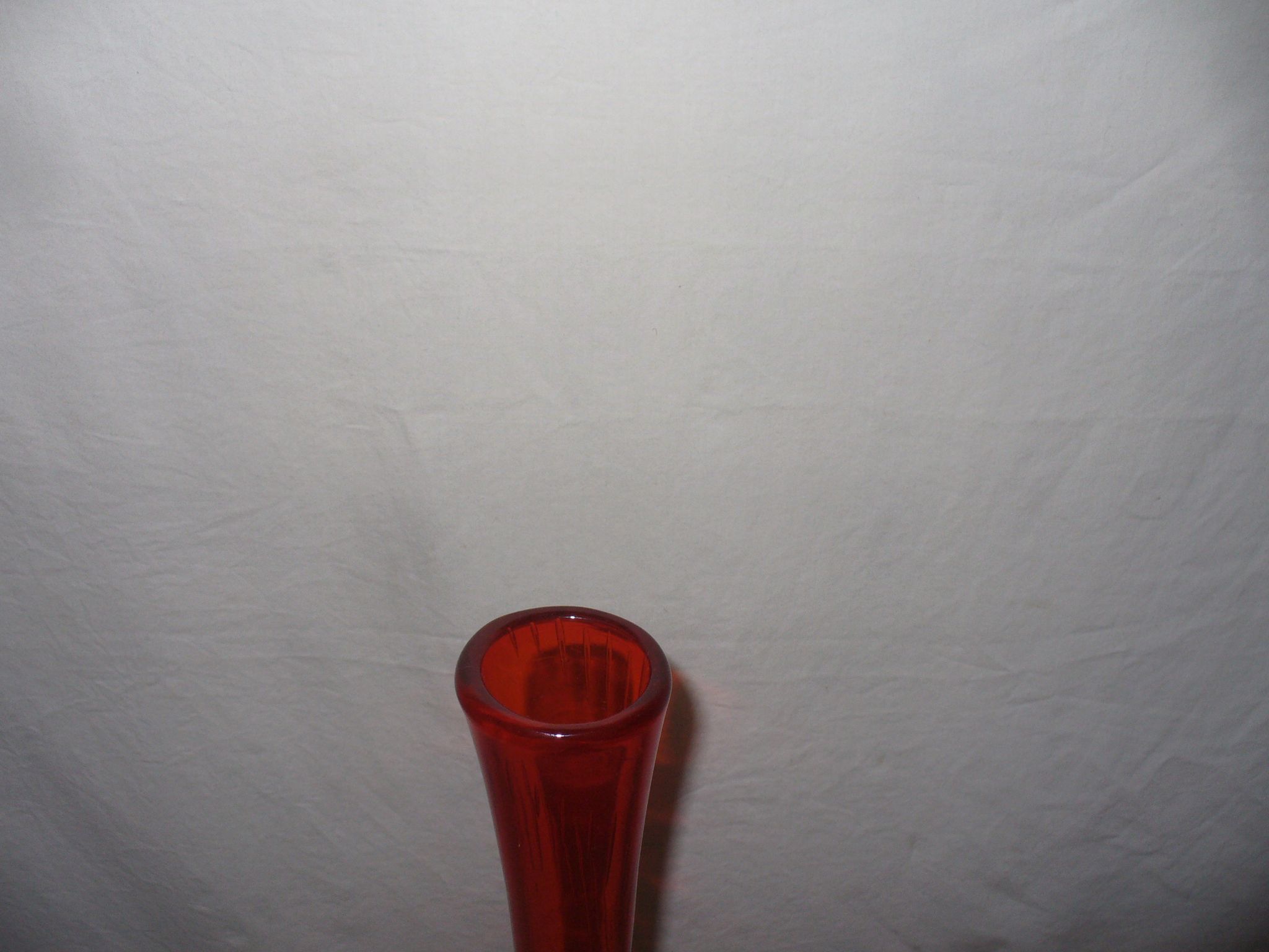 Vase diabolo bullé, Murano des années 60