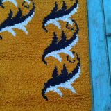 Wool carpets 60s 111x56cm