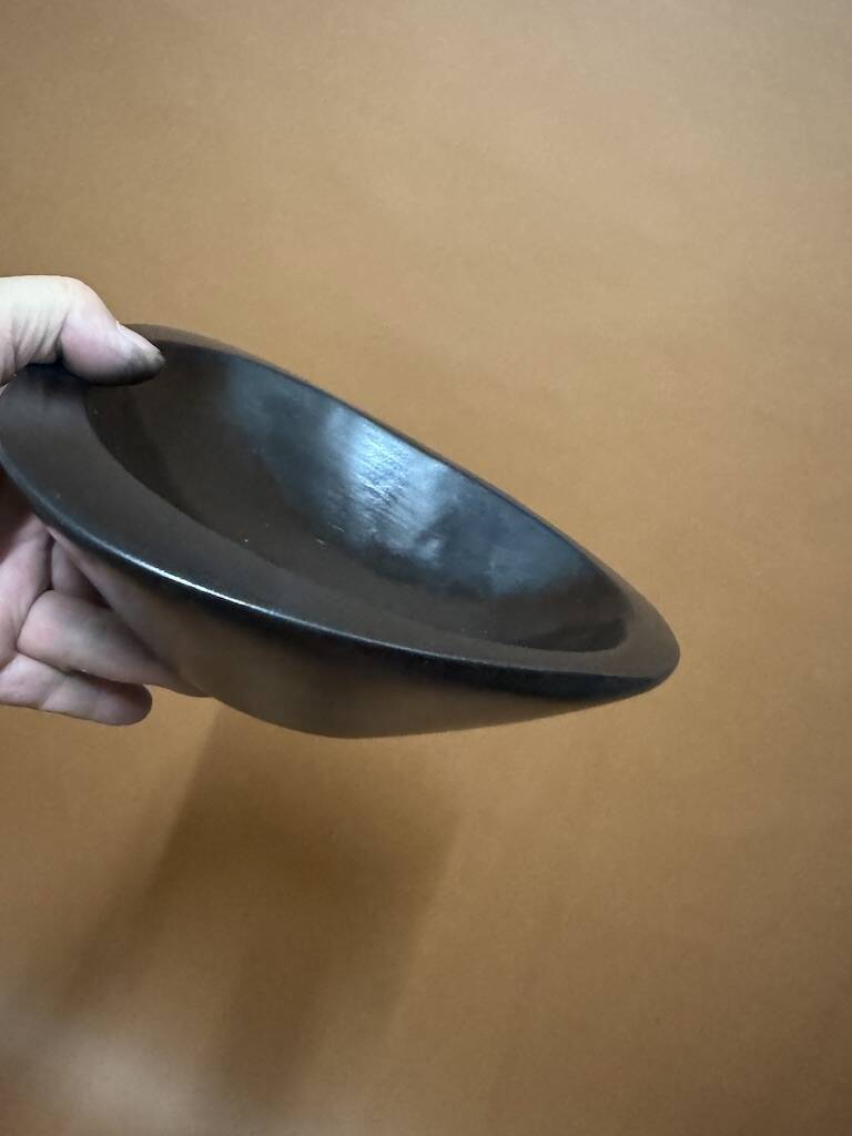 corbeille a fruit bois noir signé