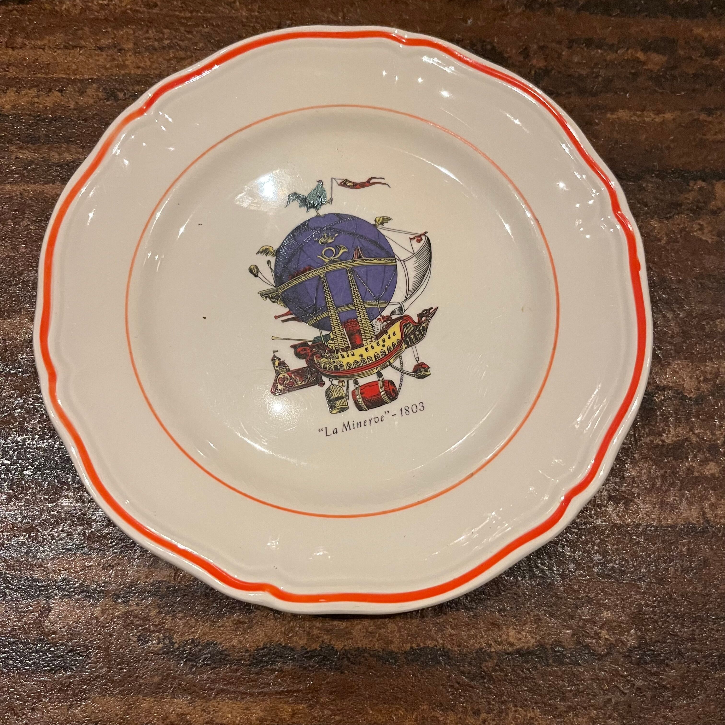 hot air balloon plates
