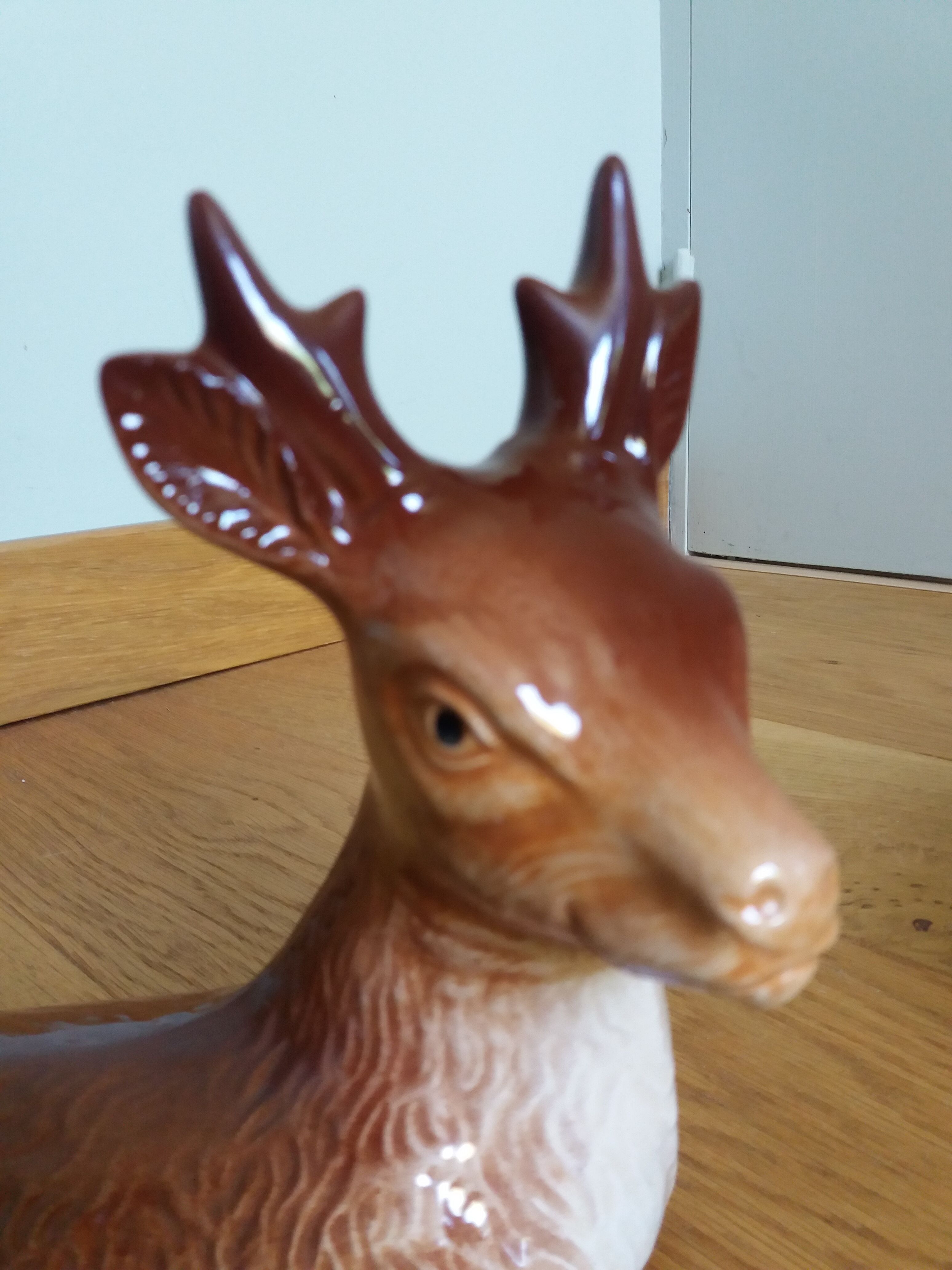 Box terrine zoomorphic deer deer Michel Caugant