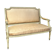 Painted Wooden Bench with Back to The Queen Style Louis XVI XIX Eme Century