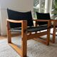 Mid Century Pair of Armchairs by Georg Jensen for Bernstorffsminde, Original Black Velvet