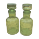 Pair of vintage Italian bottles
