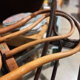 2 chaises de bistrot bois courbé