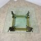 Old brass and gilded bronze table horses design from the 70s vintage Horses