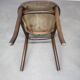Pair of antique armchairs Model No B28 by Thonet, bent wood and caning, Austria 1920s.