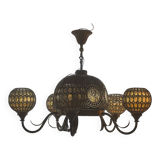 Chandelier 80s mosaic glass