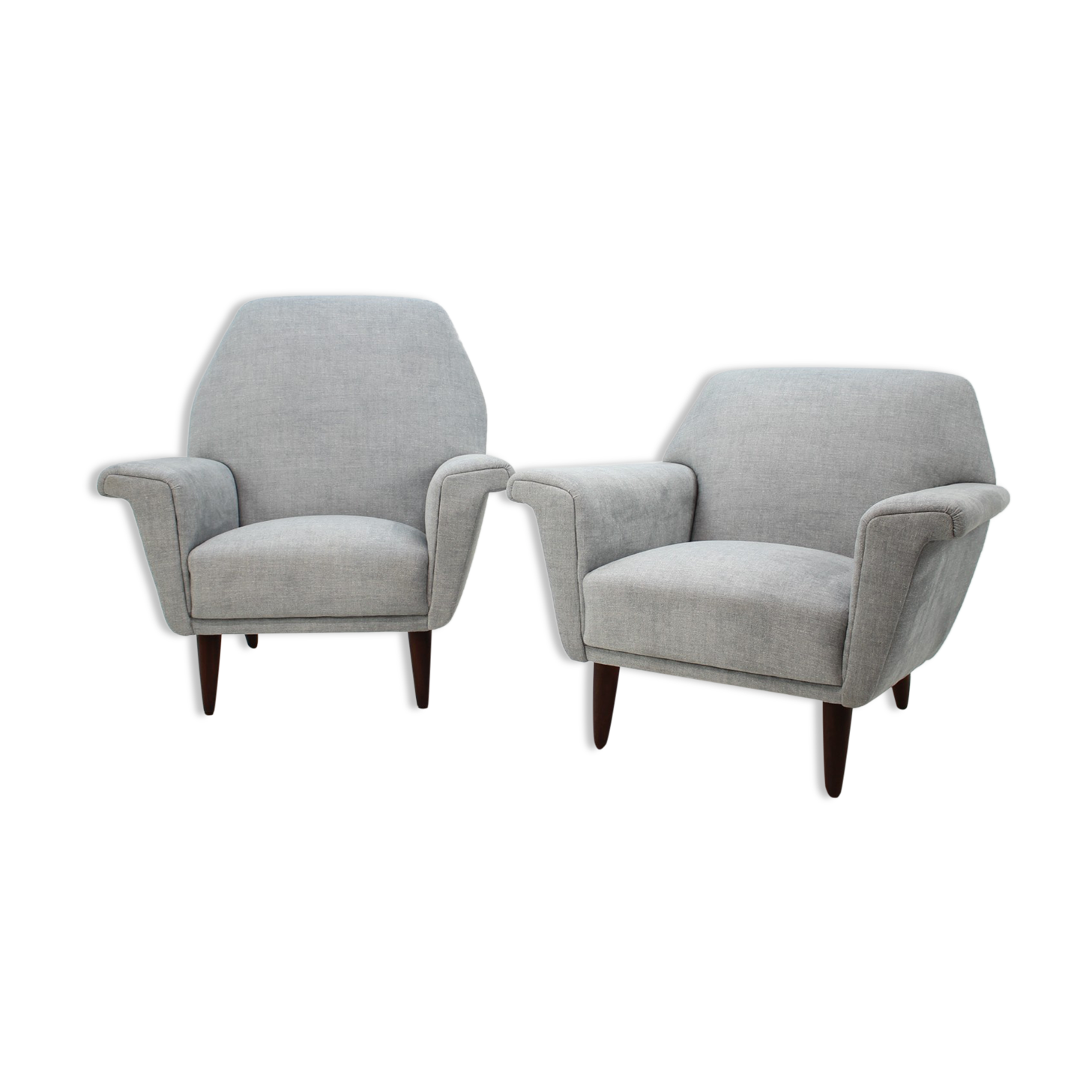 1960 Set of Two Georg Thams Lounge Chairs