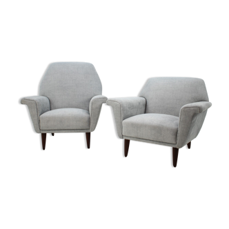 1960 Set of Two Georg Thams Lounge Chairs