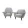 1960 Set of Two Georg Thams Lounge Chairs