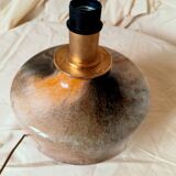 Handmade lamp in brass and Murano glass