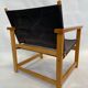 Vintage Safari Chair 1980s Hyllinge Møbler Denmark