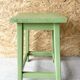 Tabouret d’atelier carré