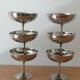 6 ice cream bowls Remi Letang stainless steel 18/10