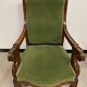 Paire de fauteuils Napoleon III en acajou