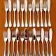 Christofle Malmaison 12 fish cutlery set excellent condition (24 pieces)