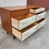 COMMODE COIFFEUSE VINTAGE ROGER LANDAULT