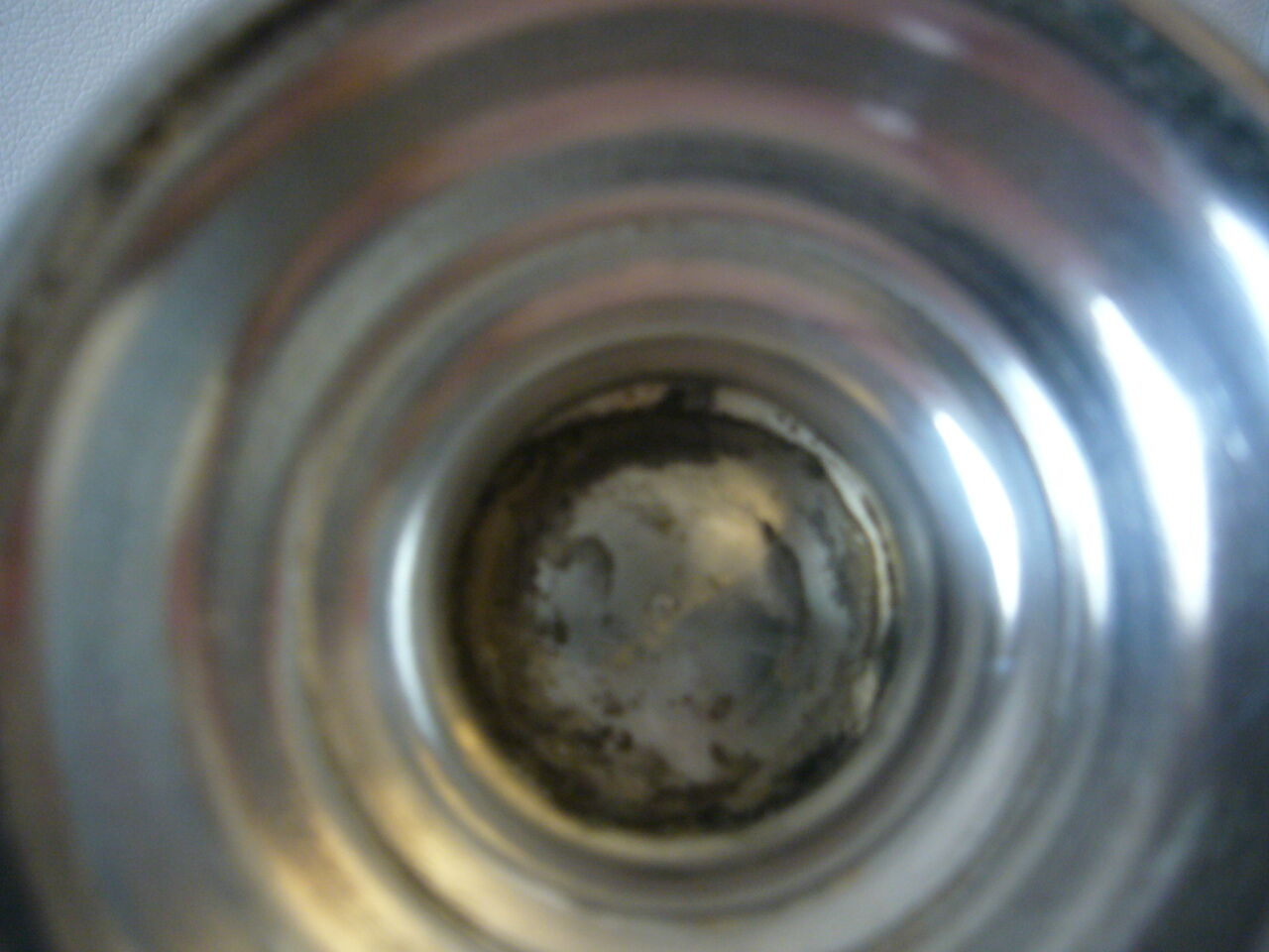 Silver metal art deco