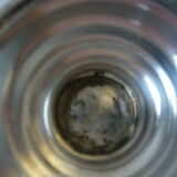 Silver metal art deco