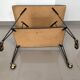 Vintage Side Table/Serving Cart on Wheels - 1950s/60s Style