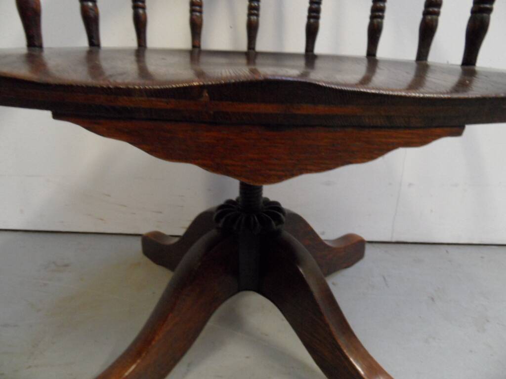 Antique swivel office chair