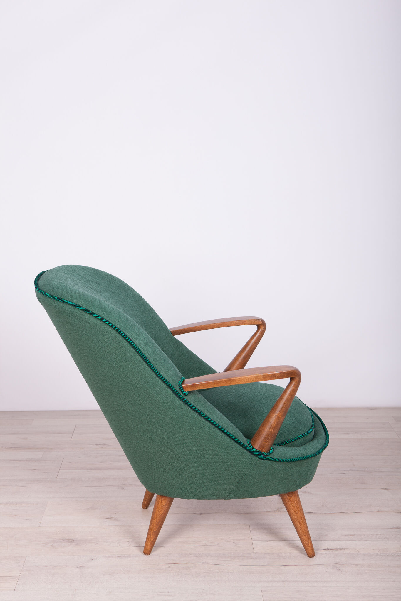 Model 345 armchairs by J. Jędrachowicz i K. Racinowski for Poznan Furniture Factory, 1950s, Set of 2