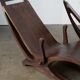 Modernist garden loungers