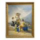 Gallant Scene in the Taste of the 18th Century – Oil on Panel - Italian School