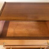 Vintage dresser, five drawers, one door, 60/70