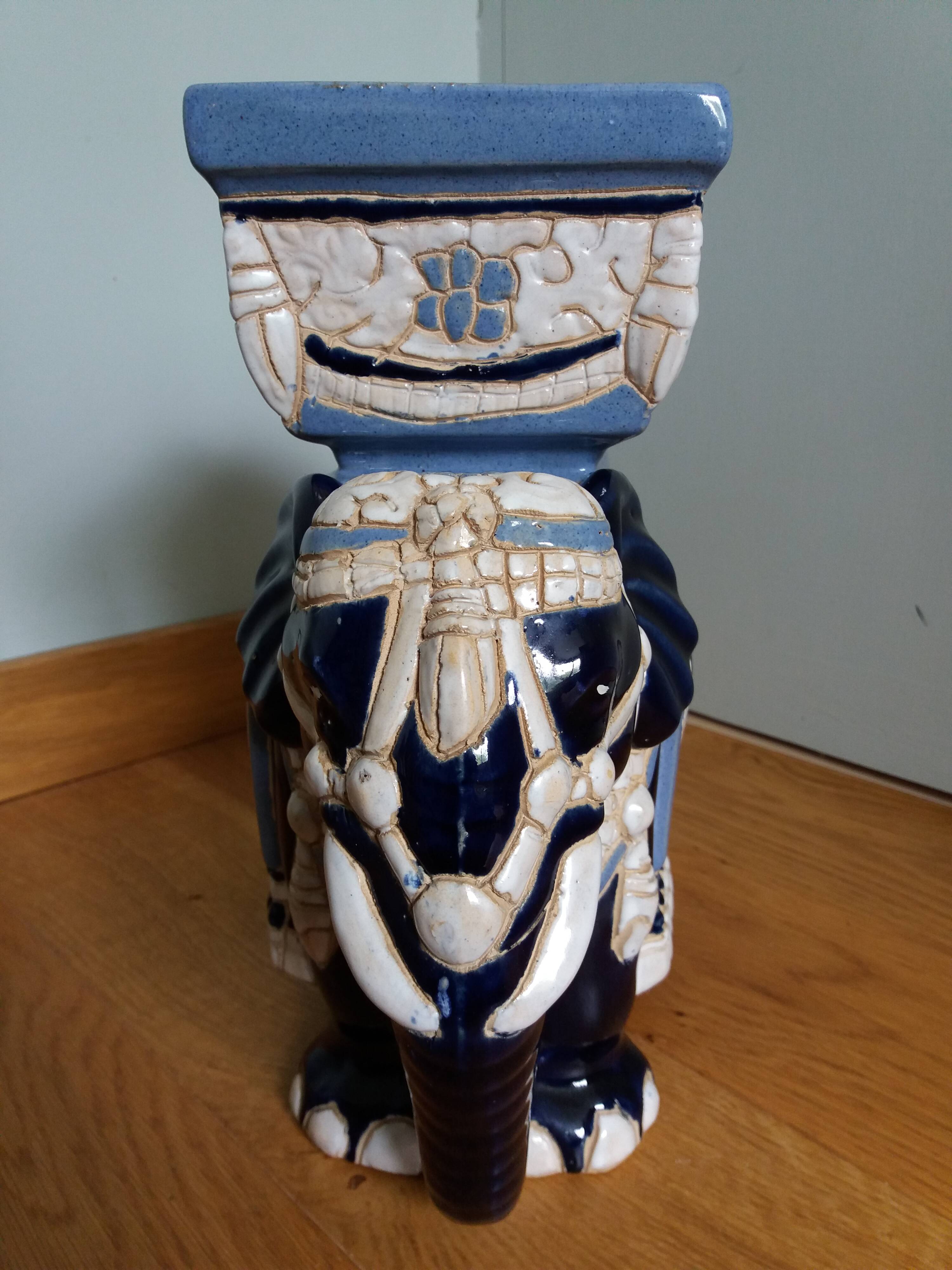 Elephant planter ceramic flower pot