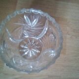 Glass ice bucket in good condition