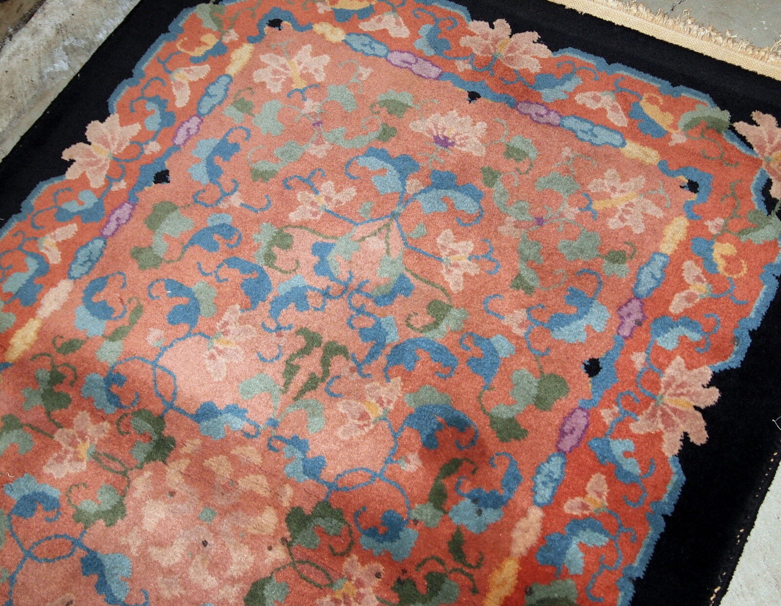 Former carpet chinese handmade 89 x 150cm, 1920