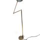 Articulated halogen lamp in chrome-plated brass – 1990s design – Italy