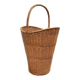 Old woven wicker umbrella stand