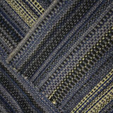 Modern Blue Wool Kilim Area Rug Handmade Flat-Woven Rug- 183x275cm