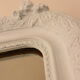 Miroir Louis-Philippe blanc 105x76cm