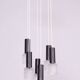 Mid-Century Chandelier in Steel by Elektroinstala Jílové, Czech, 1960s