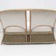 Mid-century Modern Italian Rattan and Wicker Two Armchairs and Sofa, 1970s