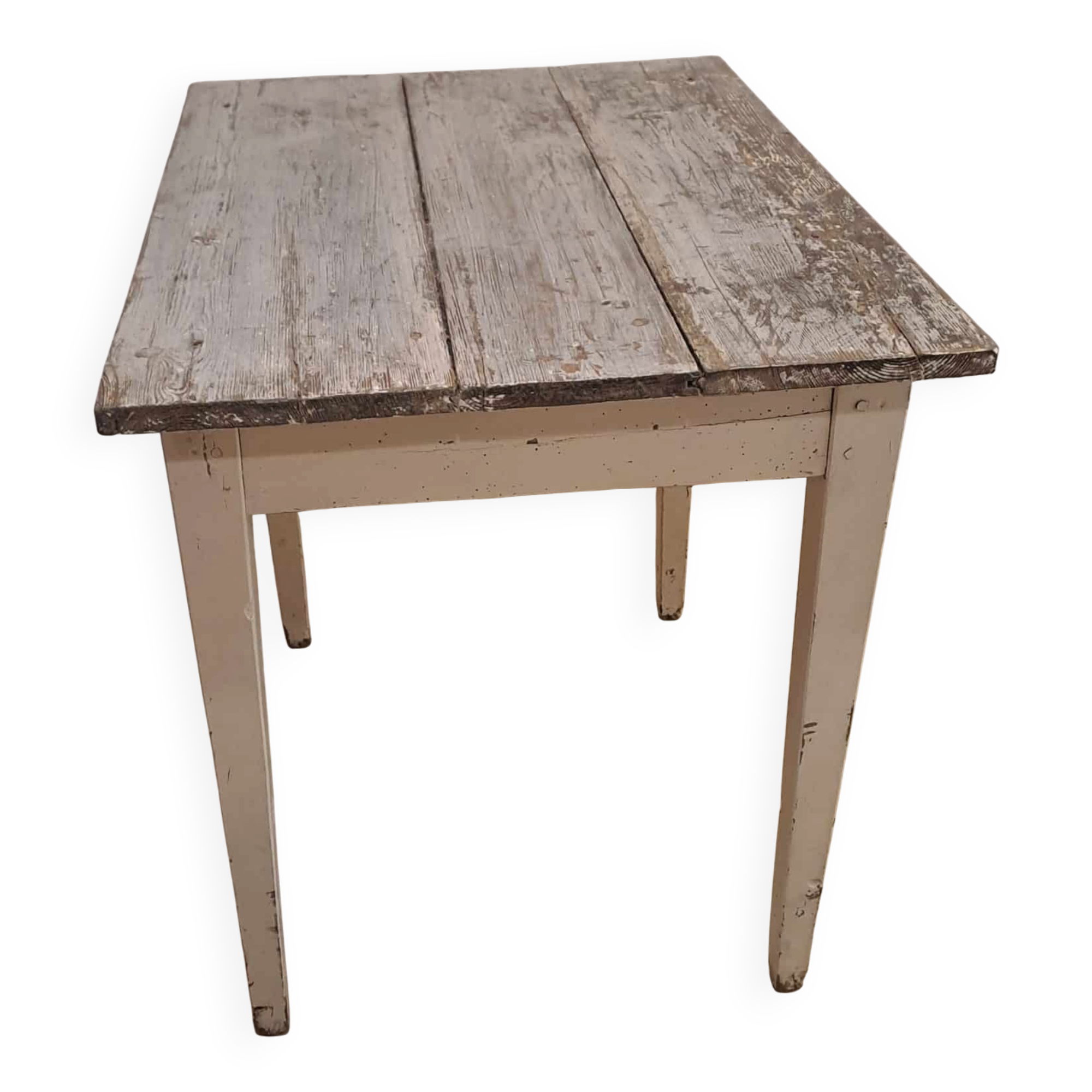 Distressed farmhouse table