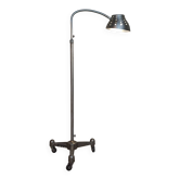 Industrial tripod floor lamp IDEAL ATOMLUX, France 1950s