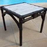 Coffee table bamboo with wooden top