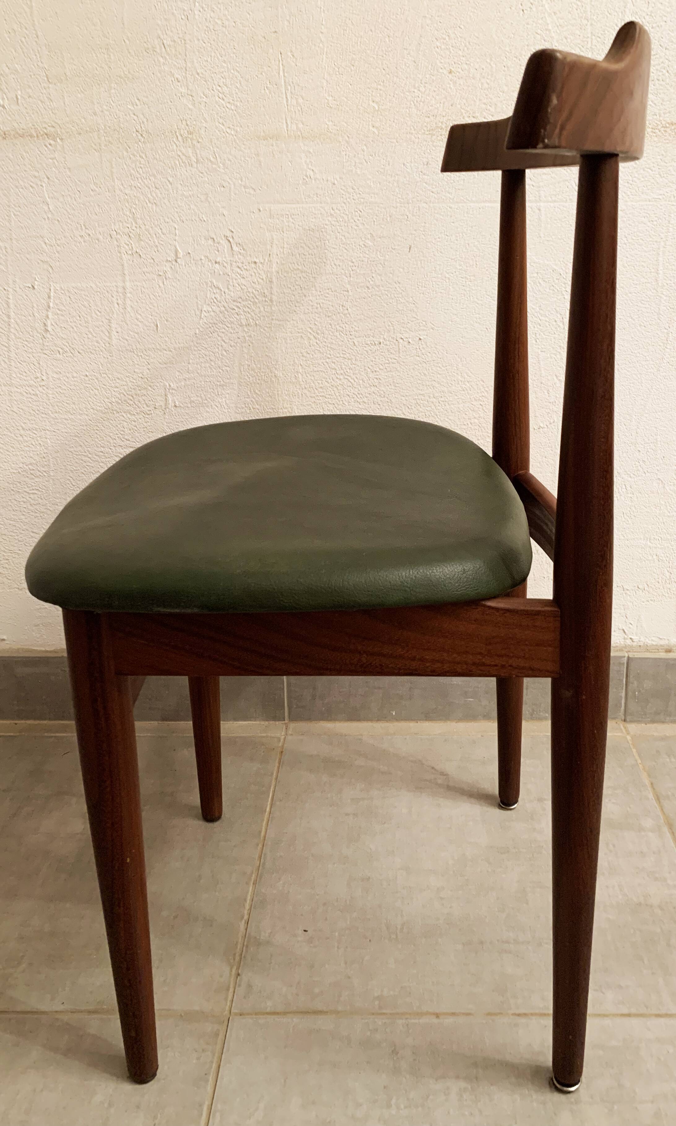 Ensemble de 6 chaises danoises de Hans Olsen pour le fabricant Frem Røjle
