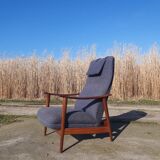 Vintage Norwegian design chair Combi Star Arnt lande Stokke recliner
